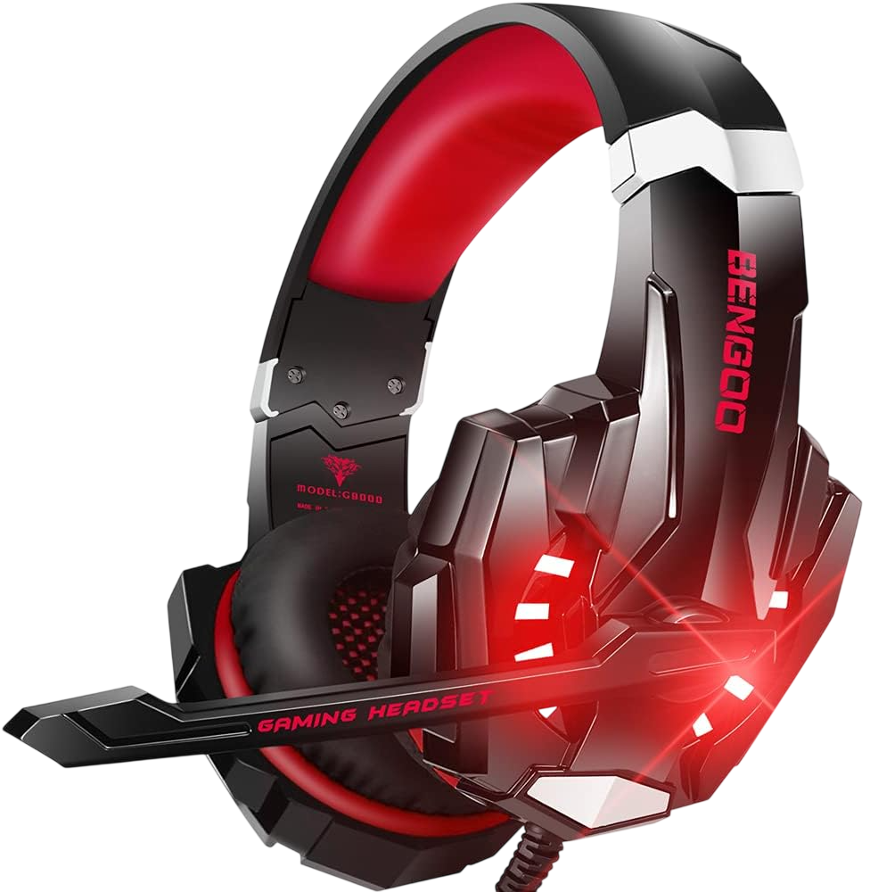 Stereo Pro Gaming Headset - Red